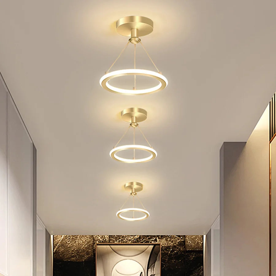 plafonnier moderne à leds design rond pour intérieur élégant - vue 3 sur 8