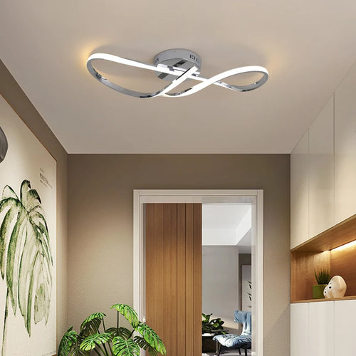 lustre moderne en métal pour intérieur élégant et contemporain - vue 3 sur 6