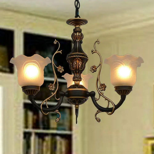 lustre style européen pour éclairage intérieur et décoration maison - vue 9 sur 12