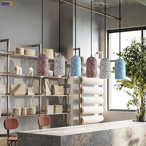 suspension en ciment nordique design moderne pour intérieur lumineux - vue 6 sur 9