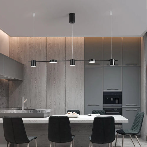 lustre moderne créatif trois têtes pour restaurant et hôtel - vue 4 sur 10
