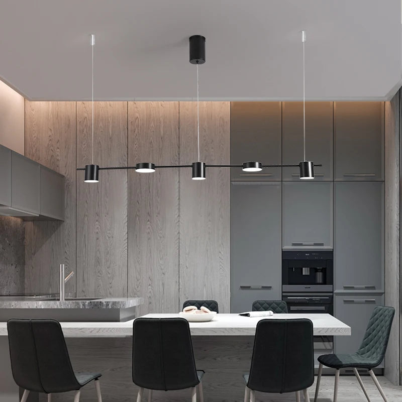 lustre moderne créatif trois têtes pour restaurant et hôtel - vue 3 sur 10