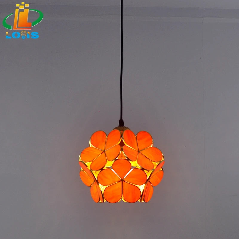 lampe à pétales en verre style nordique pour décoration intérieure - vue 14 sur 18