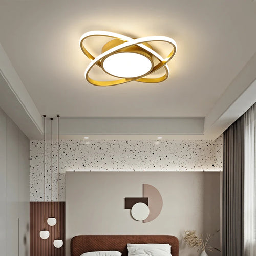 lustres led modernes pour intérieur entrée maison - vue 4 sur 10