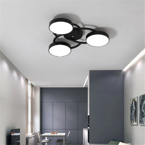 lustre à led interchangeable pour un éclairage intérieur moderne - vue 4 sur 6