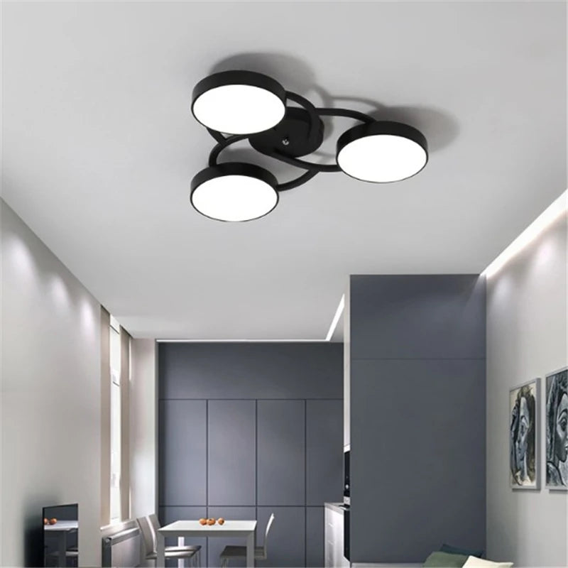 lustre à led interchangeable pour un éclairage intérieur moderne - vue 3 sur 6