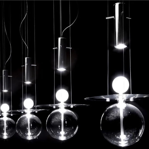 suspension en verre design nordique pour intérieur décoratif - vue 5 sur 8