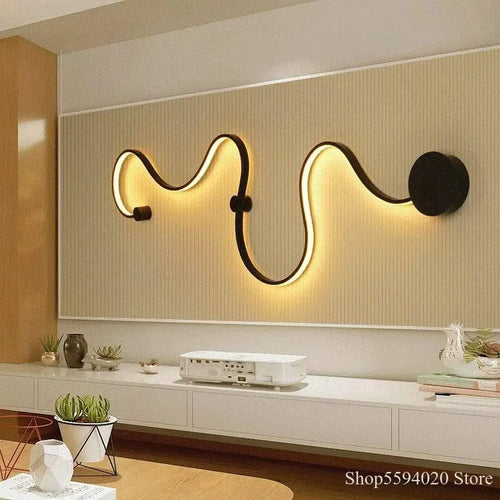 applique murale led moderne pour décoration intérieure élégante - vue 3 sur 10