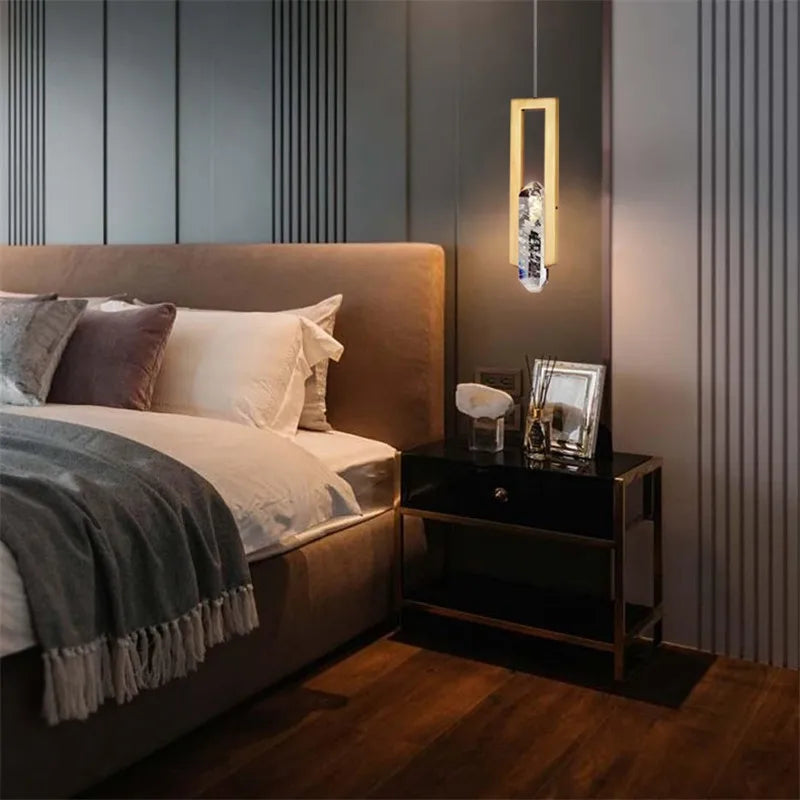 suspension en cristal postmodernes pour décoration intérieure nordique - vue 4 sur 10