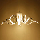 lustre suspendu moderne télécommandé en aluminium acrylique éclairage intelligent