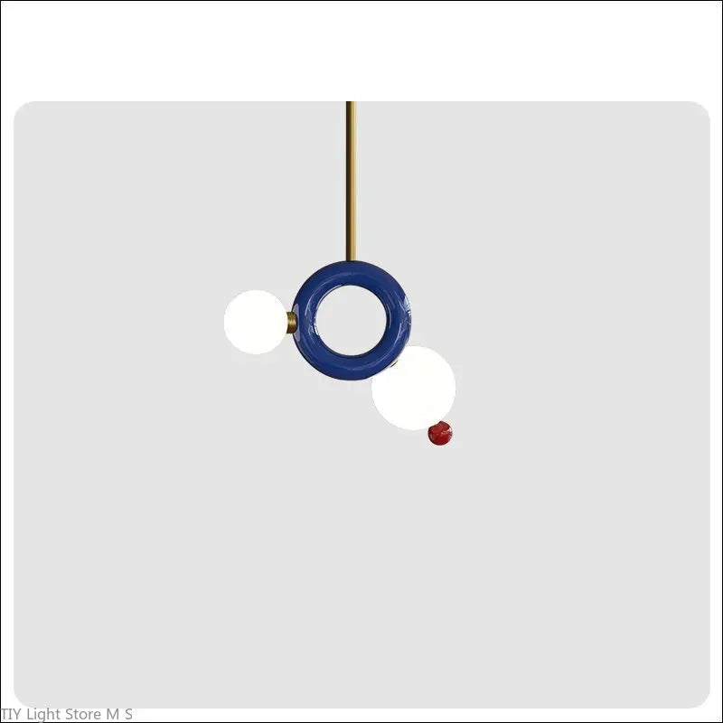 suspension moderne minimaliste en résine gourde - vue 6 sur 9