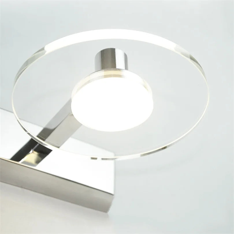 lumière led moderne résistante à l'humidité pour miroir de maquillage - vue 3 sur 7