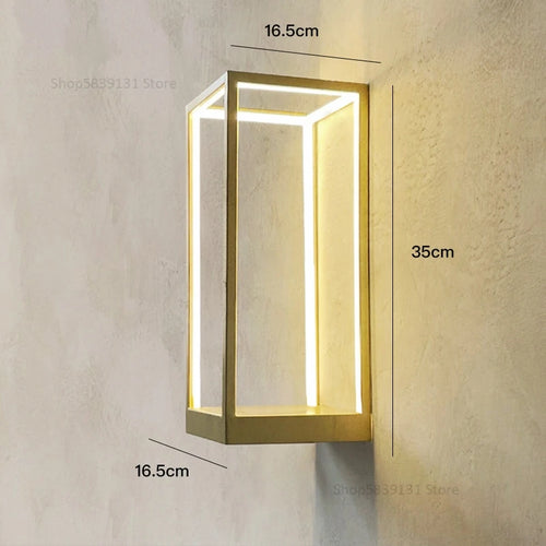 applique murale led moderne cube créatif décoration murale