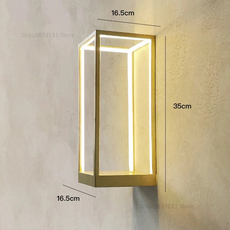 applique murale led moderne cube créatif décoration murale