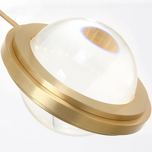 suspension moderne en cristal design luxe pour intérieur décoratif - vue 2 sur 12