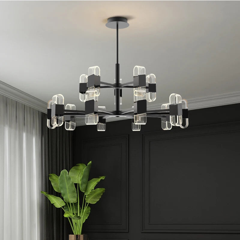 lustre de luxe design pour un éclairage nordique élégant - vue 1 sur 17