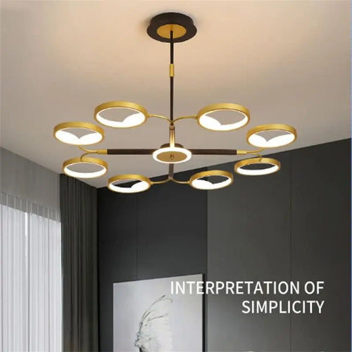 plafonnier led design moderne pour intérieur élégant et raffiné - vue 3 sur 9