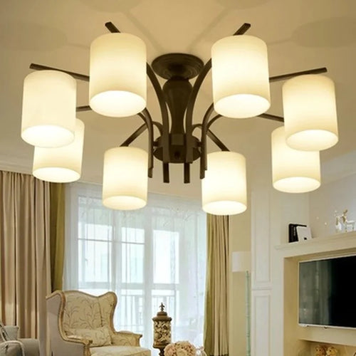 plafonnier à led style nordique pour espaces modernes et chaleureux - vue 7 sur 6