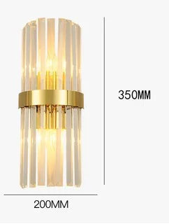 applique murale moderne led en cristal design élégant pour intérieur - vue 18 sur 23