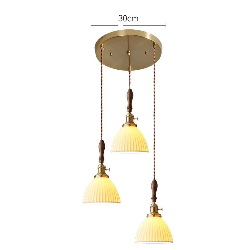 Suspension en bois et céramique nordique - vue 23 sur 30