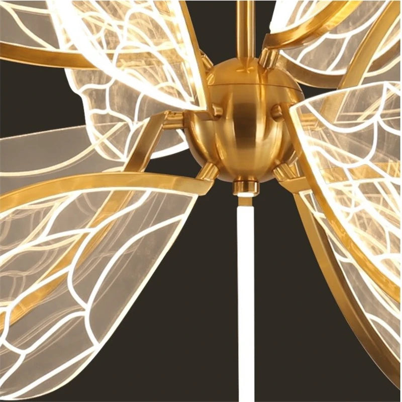 suspension modernes en acrylique motif papillon - vue 5 sur 8