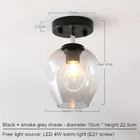 Nordic simple porch hall lamp entering the house, sun table lamp, modern simple corridor lamp, sky lantern, small ceiling lamp