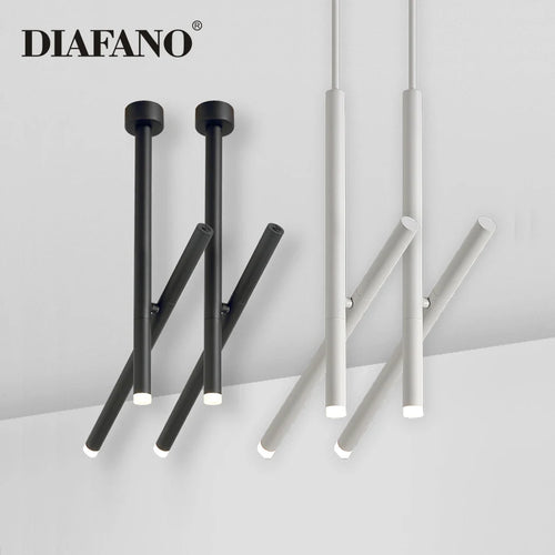 Suspension LED modernes 10W monté en surface COB salon Bar cuisine foyer salle à manger Luminaire plafonnier réglable - vue 4 sur 14