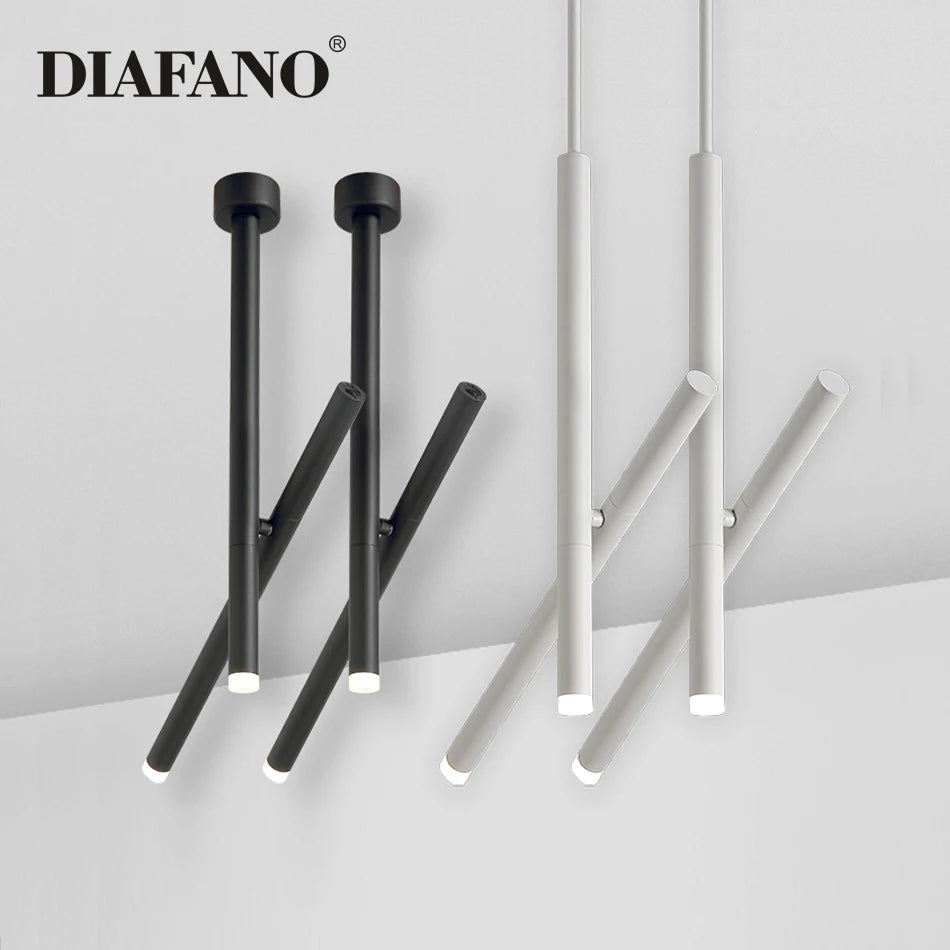Suspension LED modernes 10W monté en surface COB salon Bar cuisine foyer salle à manger Luminaire plafonnier réglable - vue 3 sur 14