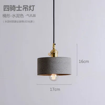 suspension industrielle en ciment pour table et bar - vue 23 sur 23