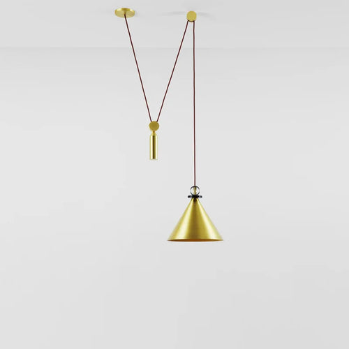 suspension en verre et métal pour décoration intérieure moderne - vue 6 sur 25