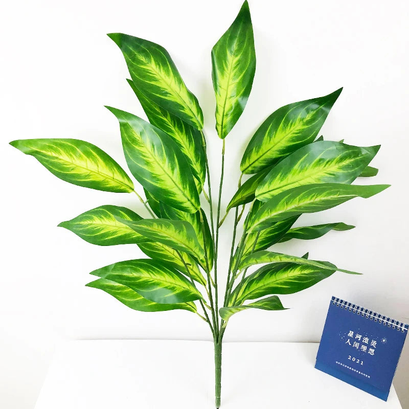 grand arbre artificiel monstera tropical pour décoration intérieure et jardin - vue 7 sur 13