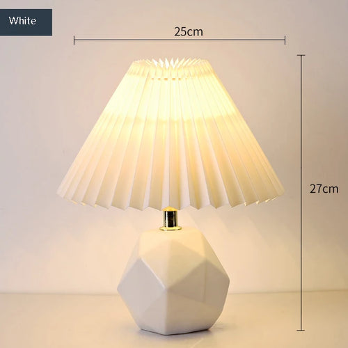 lampe de chevet moderne en céramique pour bureau et veilleuse créative - vue 19 sur 18