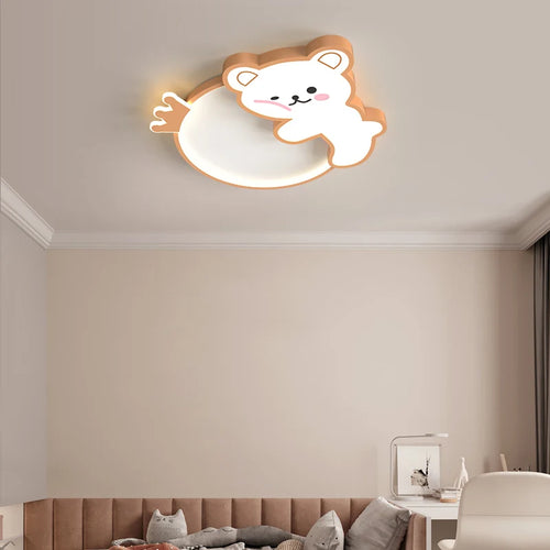 plafonnier ours mignon pour intérieur et décoration enfant - vue 4 sur 10