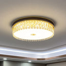 lampe de luxe moderne en cristal k9 led à intensité variable