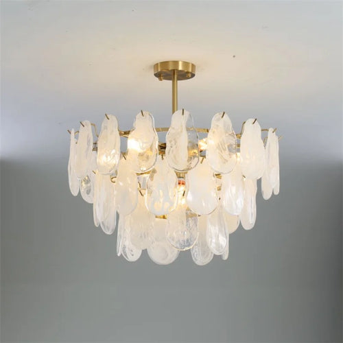 lustre en verre de luxe pour éclairage créatif et décoratif - vue 5 sur 14