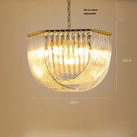 lustre suspendu design en chrome et argent pour éclairage moderne