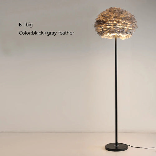 lampadaire créatif plumes pour mariage et célébration - vue 11 sur 22