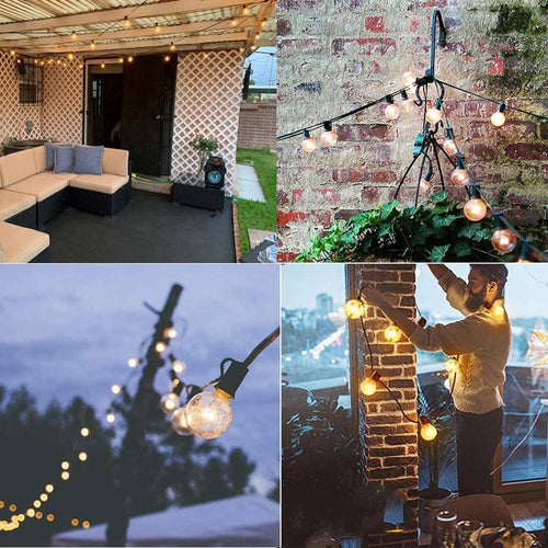 guirlande lumineuse extérieure led ampoules globe décoratives pour jardin terrasse - vue 11 sur 11
