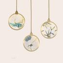 suspension en verre style chinois pour décoration moderne intérieure