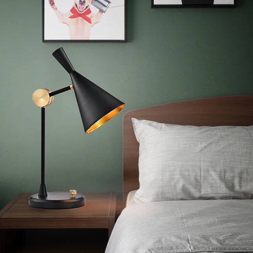 lampe de chevet créative style rétro industriel pour intérieur - vue 2 sur 7