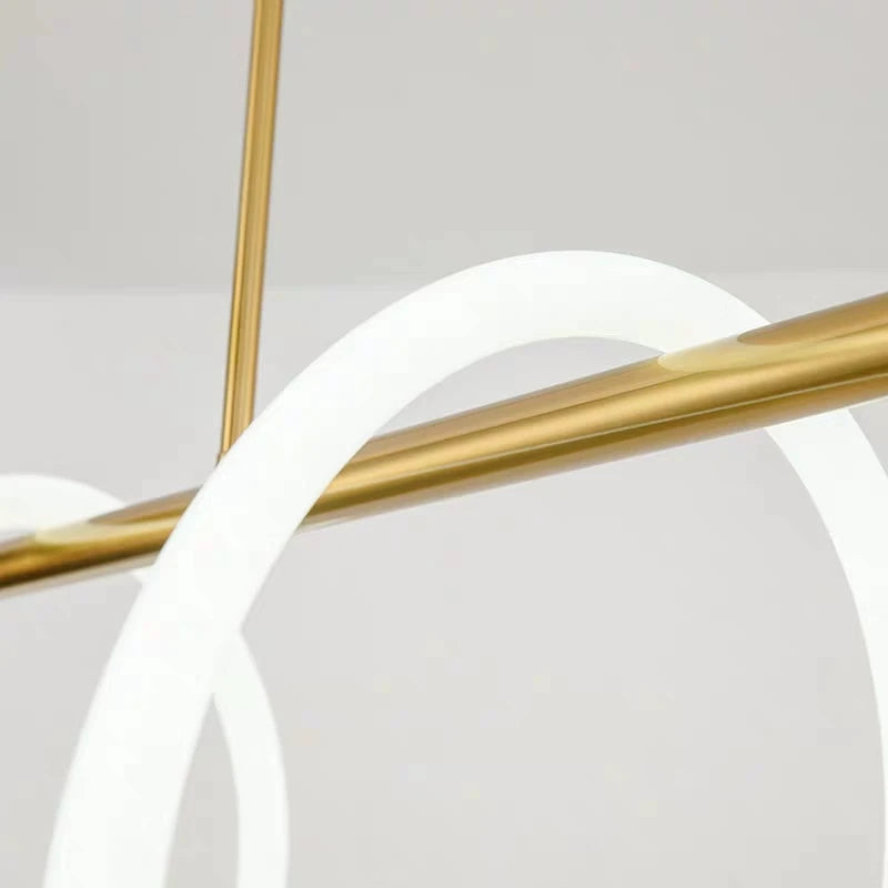 lustre simple note moderne design nordique pour restaurant - vue 5 sur 12