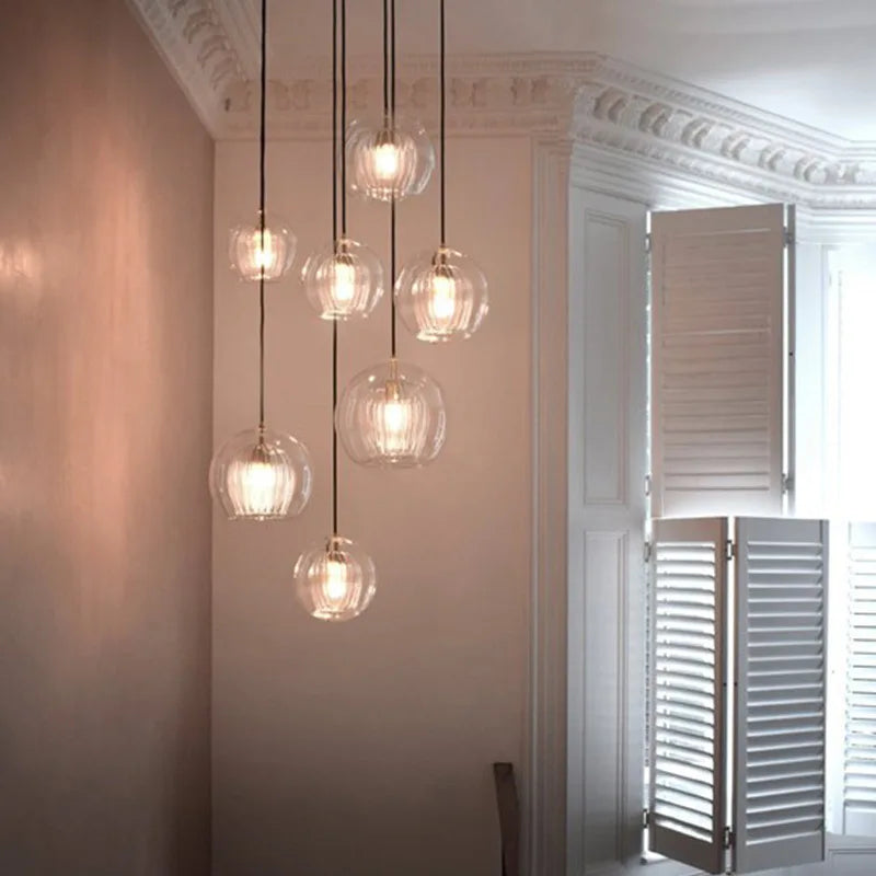 suspension en verre de luxe pour intérieur moderne - vue 3 sur 8