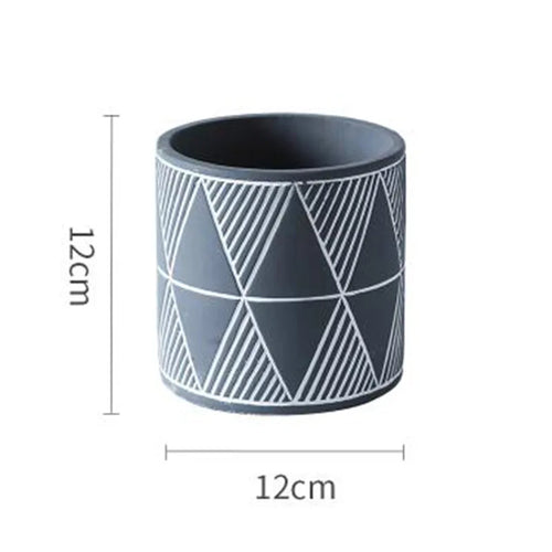 moule en silicone pour pot de fleurs en béton fait maison - vue 13 sur 14