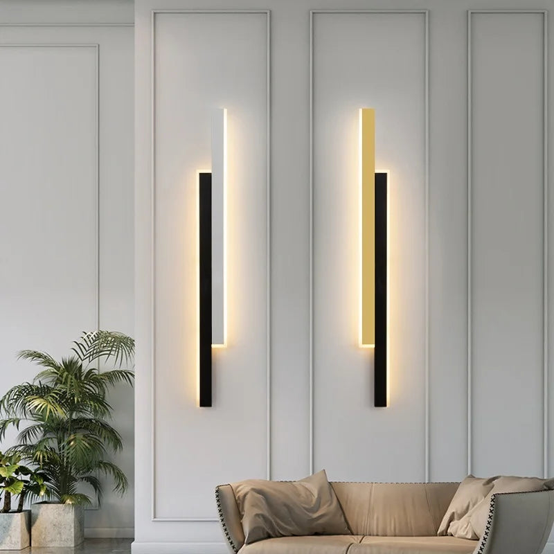 applique murale à led en aluminium pour décoration intérieure moderne - vue 4 sur 16
