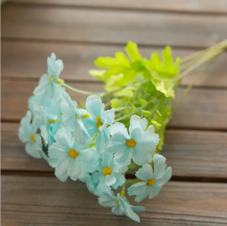 bouquet de fleurs artificielles marguerite pour décoration automnale - vue 7 sur 11
