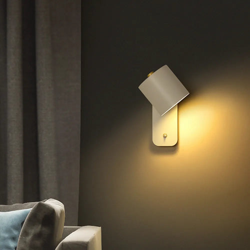 applique murale led intérieur escalier moderne décor salon interrupteur - vue 6 sur 14