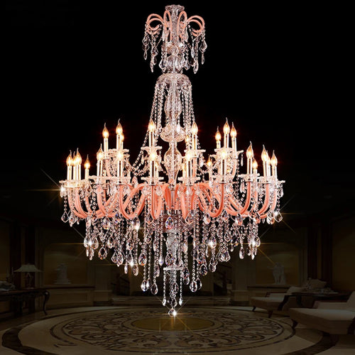 lustre moderne en cristal pour décoration intérieure élégante - vue 2 sur 12