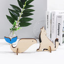 lampe de chevet enfant led bois acrylique usb veilleuse