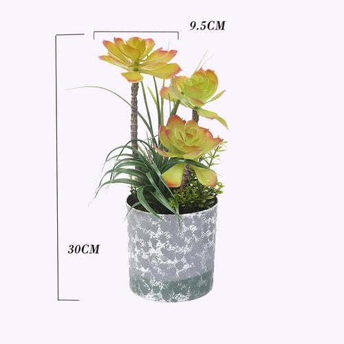 cactus tropical artificiel pour décoration de bureau - vue 13 sur 12