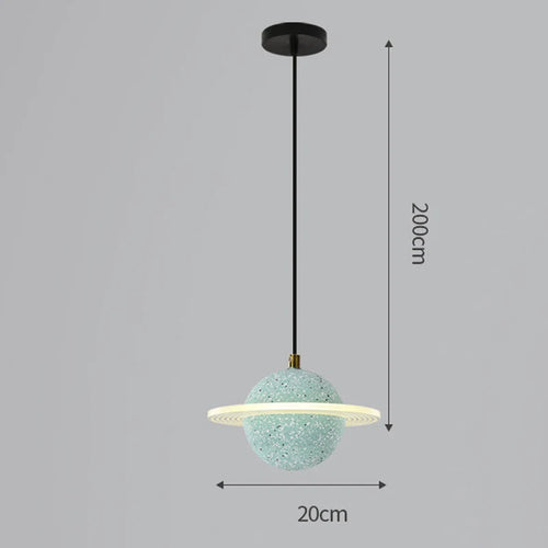 suspension en résine planet pour décoration intérieure moderne - vue 10 sur 18